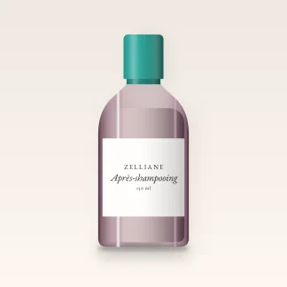 Après-shampooing protection couleur à l'huile d'amande – Zelliane, flacon 150 ml