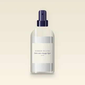 Soin sans rinçage léger à l'extrait de bambou – Herbier de Lune, flacon spray 150 ml