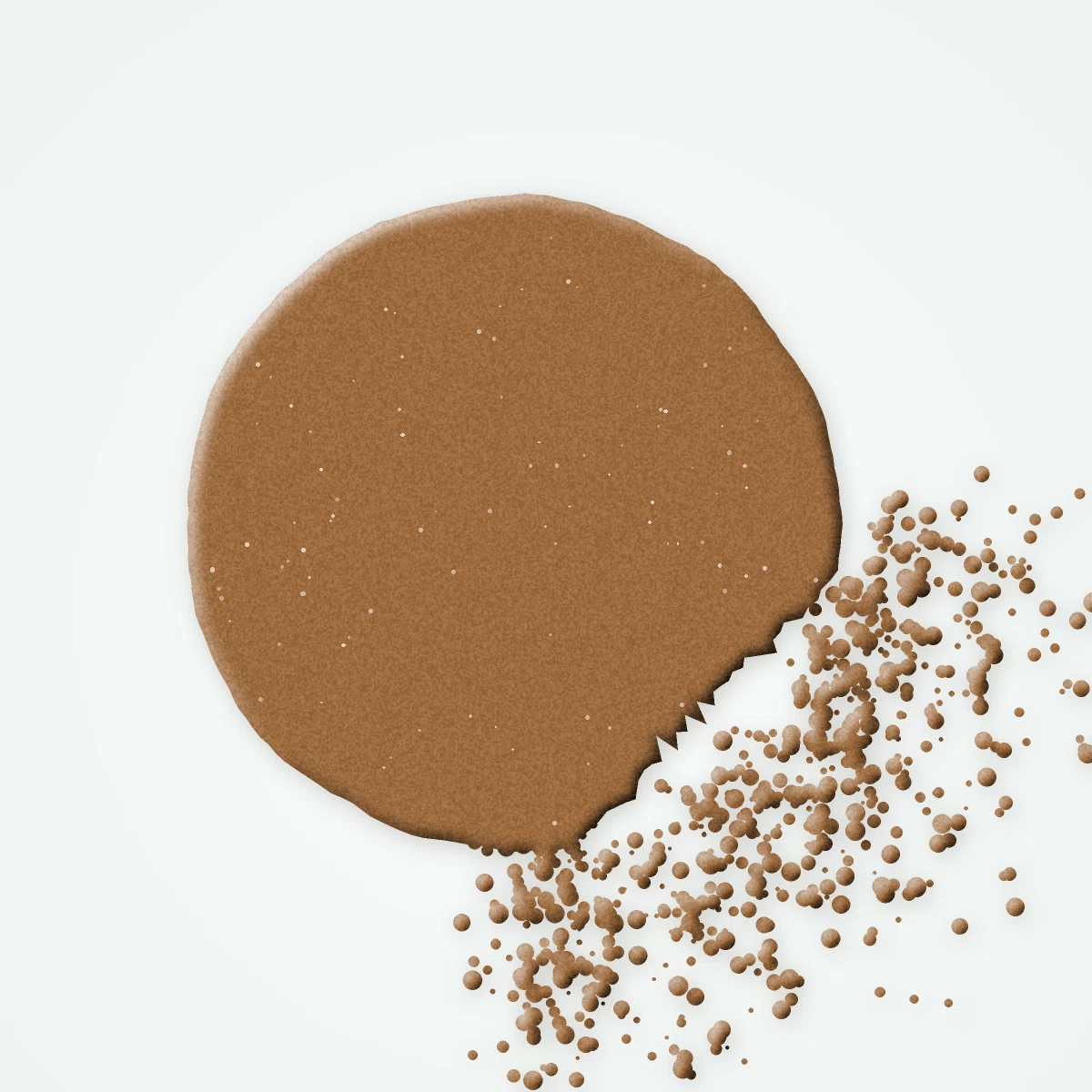 Palette yeux modulable à l'huile de noisette – Sanbit, aperçu de la teinte Tons bronze