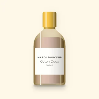 Gel douche Coton Doux à la pastèque – Mardi Douceur, flacon 500 ml