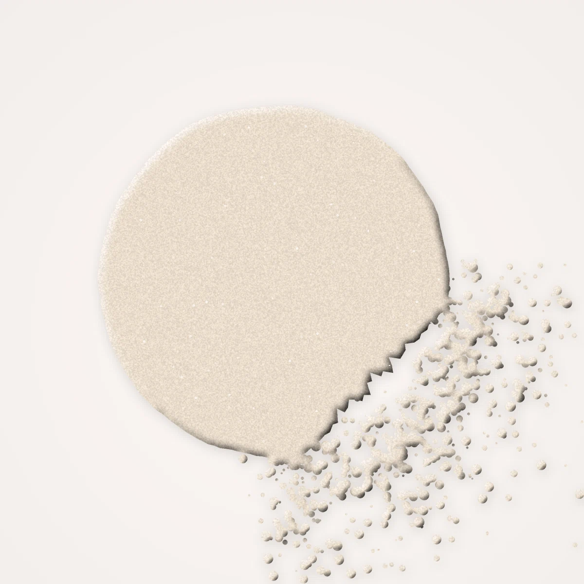 Pinceau enlumineur aux fibres bicolores – Rive Opaline, matière déposée au pinceau