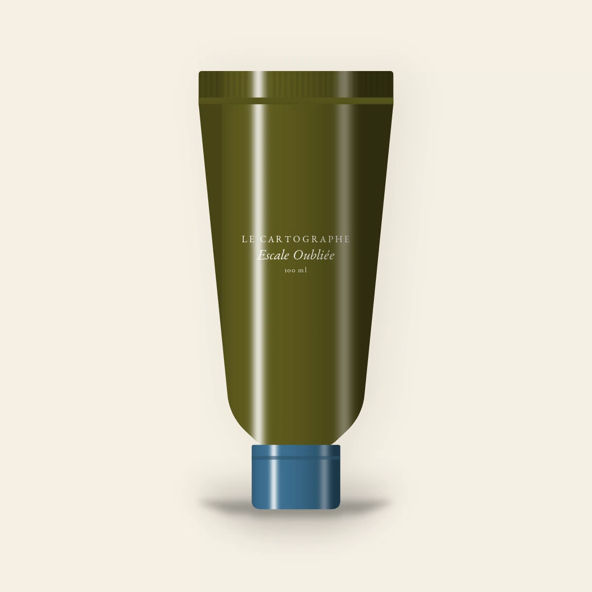 Crème à raser Escale Oubliée assouplissante – Le Cartographe, tube 100 ml