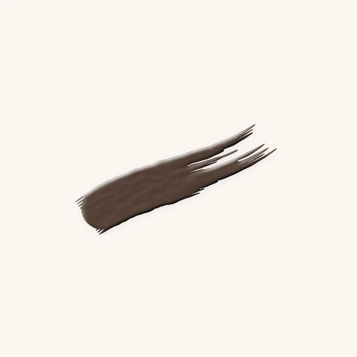 Mascara regard intense à l'huile de macadamia – Laque Rivoli, aperçu de la teinte Brun