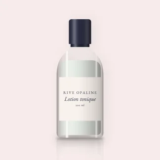 Lotion tonique rafraîchissante à l'acide lactique – Rive Opaline, flacon 200 ml