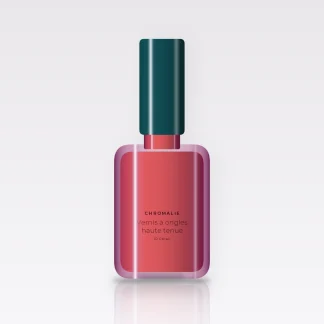 Vernis à ongles haute tenue à la biotine – Chromalie, flacon 10 ml, teinte 10 Corail