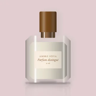Parfum distingué au patchouli – Ambre Sépia, flacon 30 ml