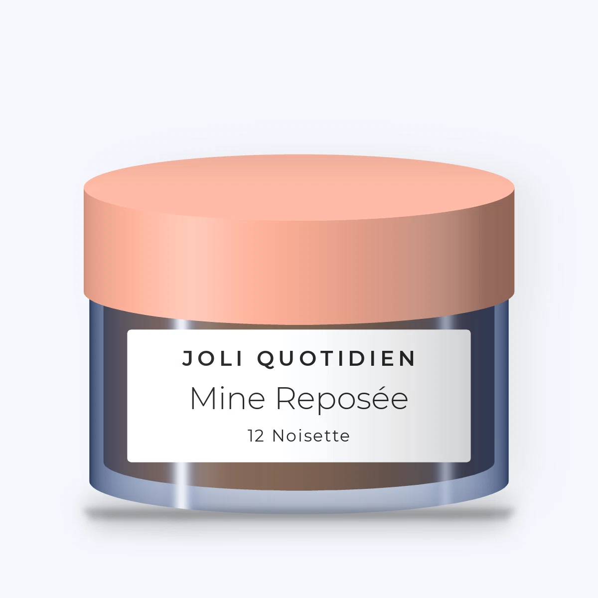 Poudre Mine Reposée à l'amidon de maïs – Joli Quotidien, pot 12 g, teinte 12 Noisette