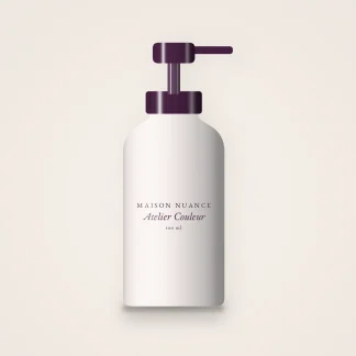 Soin sans rinçage Atelier Couleur au beurre de karité – Maison Nuance, flacon-pompe 100 ml