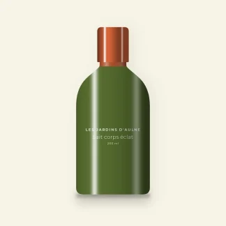 Lait corps éclat au riz – Les Jardins d'Aulne, flacon 200 ml