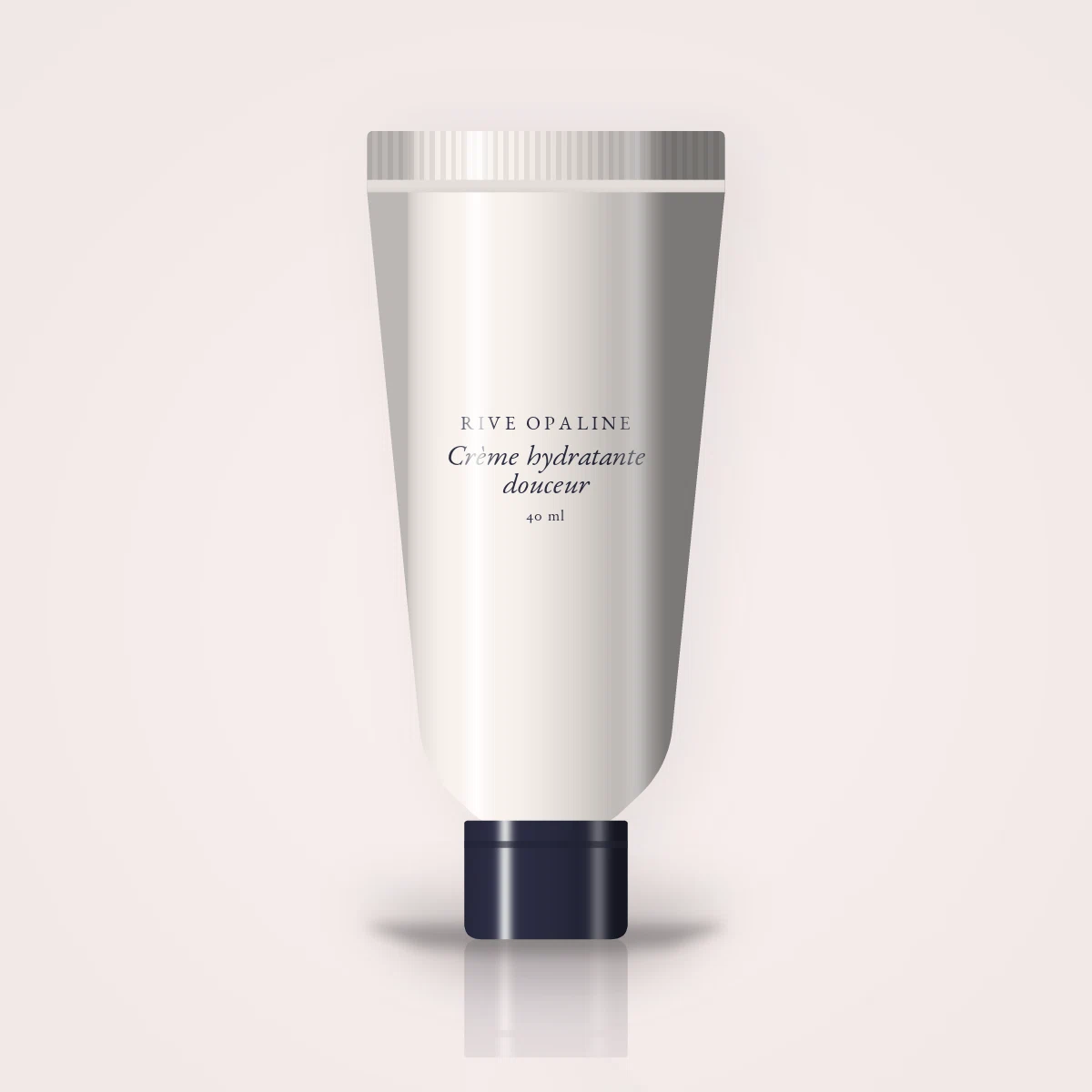 Crème hydratante douceur à la niacinamide – Rive Opaline, tube 40 ml
