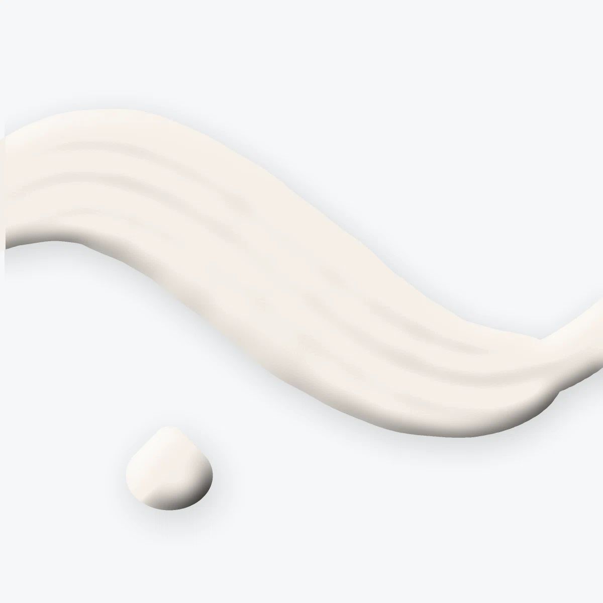 Crème coiffante Tempête Blanche au beurre de mangue – Mélèze & Givre, aperçu de la texture