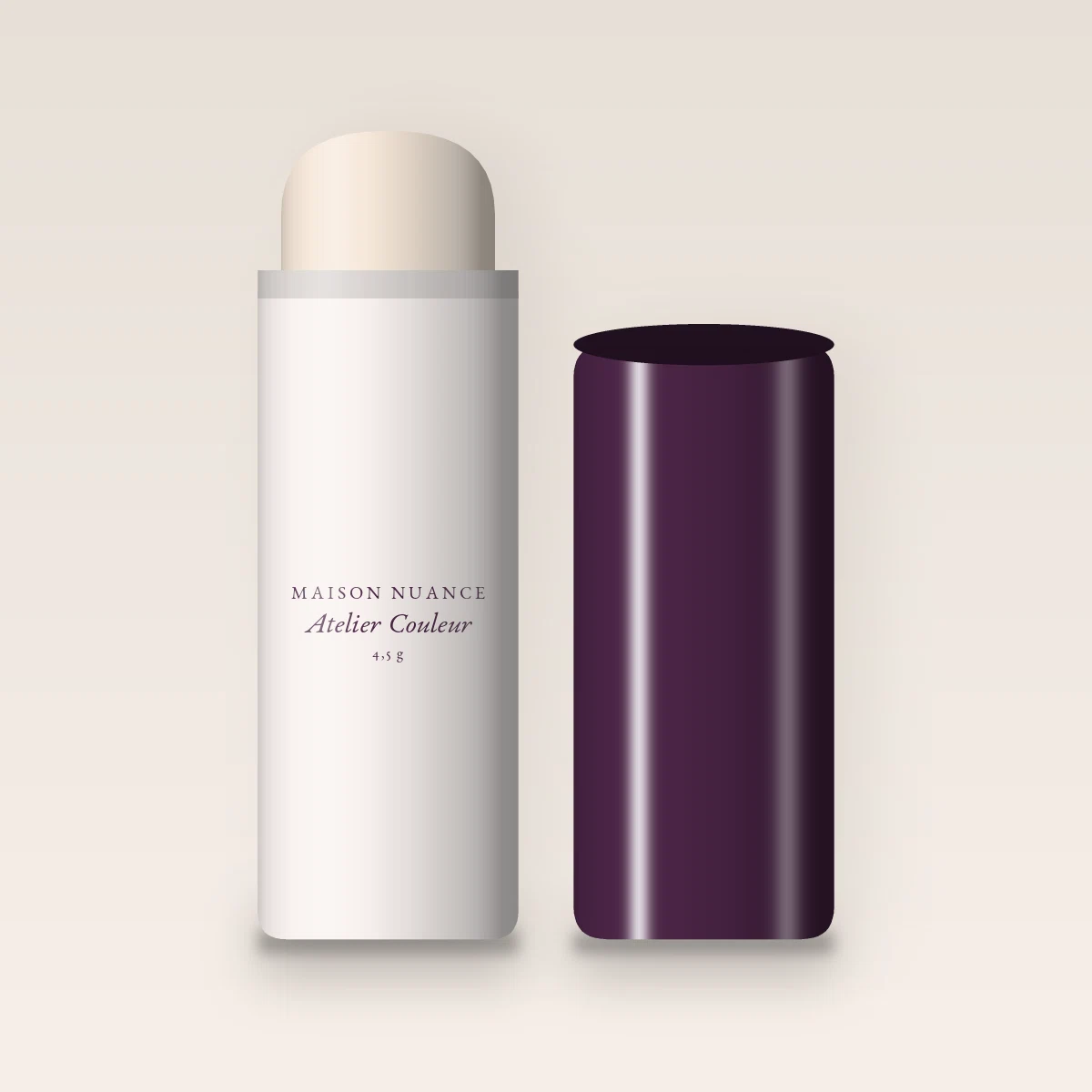 Baume à lèvres essentiel Atelier Couleur – Maison Nuance, stick 4,5 g