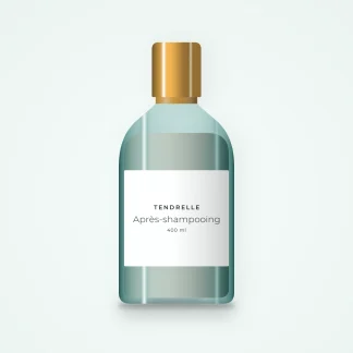 Après-shampooing hydratation légère au beurre de murumuru – Tendrelle, flacon 400 ml
