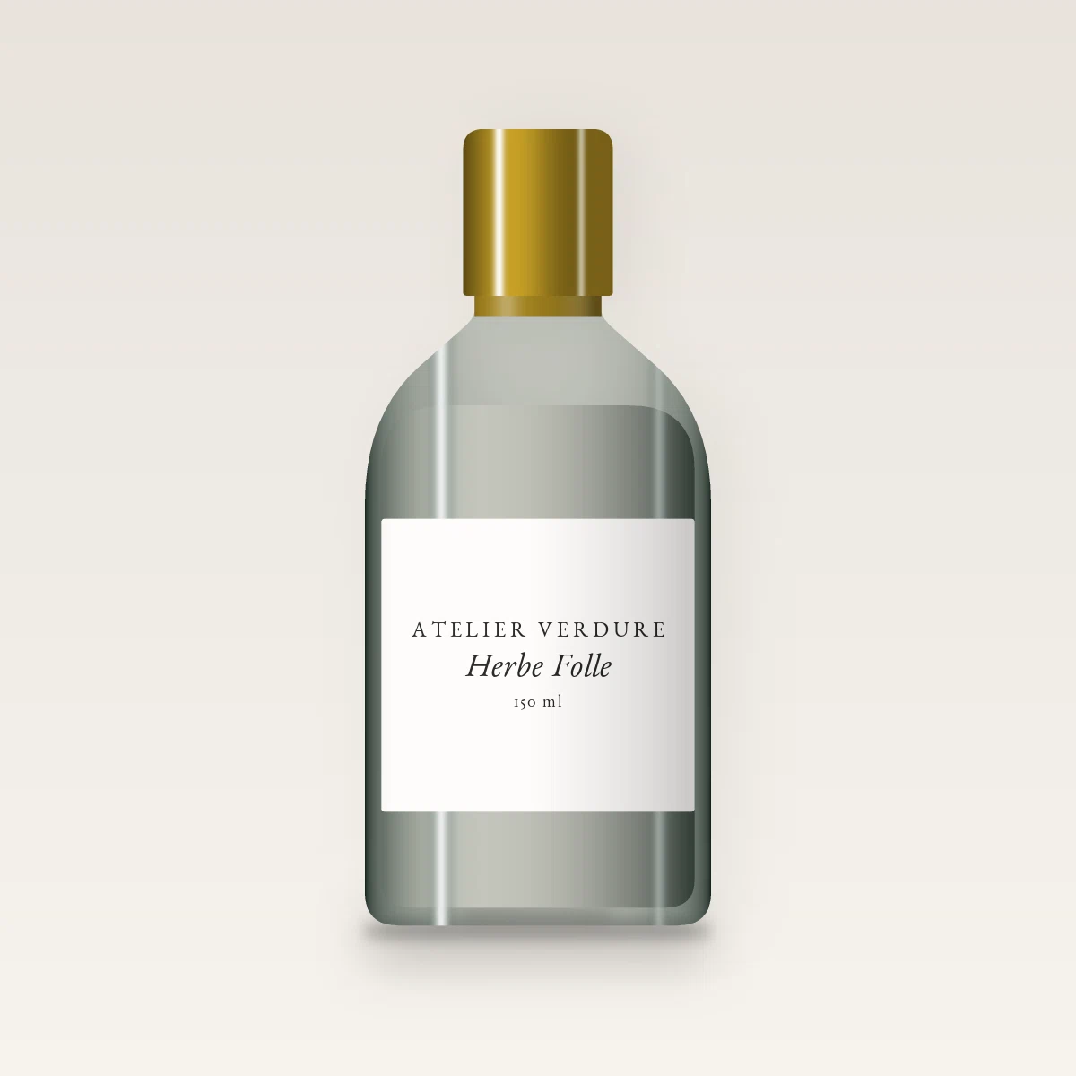 Herbe Folle nettoyant visage tout-en-un – Atelier Verdure, flacon 150 ml