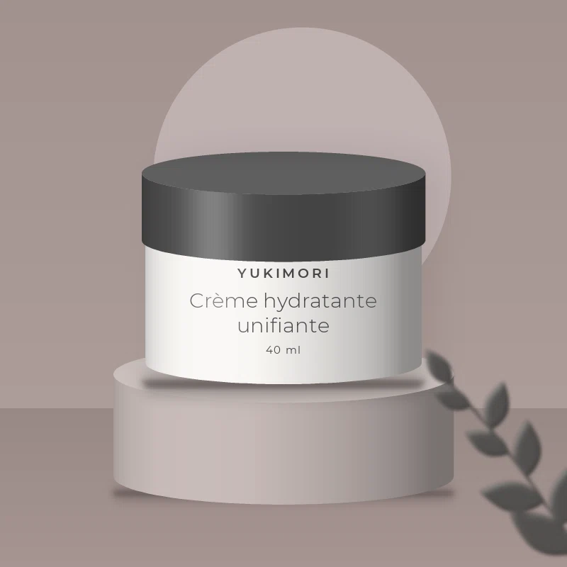 Crème hydratante unifiante à l'extrait d'avoine – Yukimori, photo d'ambiance