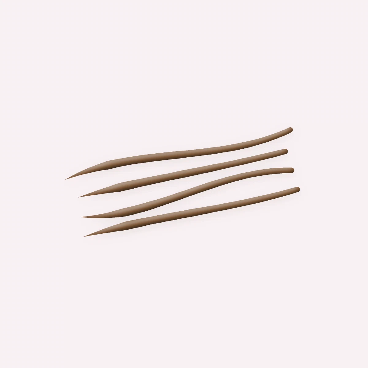 Crayon à sourcils Soie Carmin trait fin – Balcon Pourpre, aperçu de la teinte 06 Châtain doré