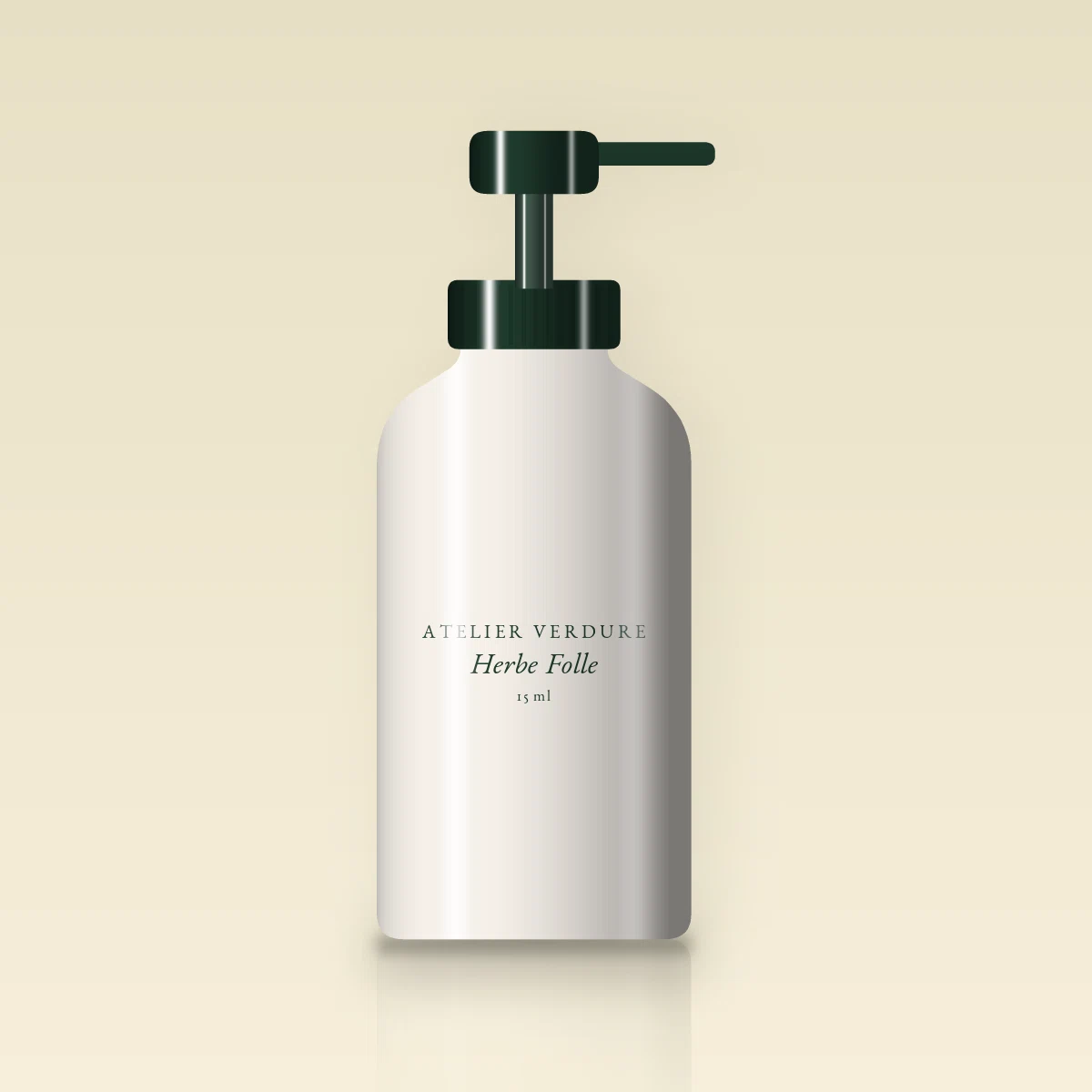 Sérum concentré Herbe Folle – Atelier Verdure, flacon-pompe 15 ml