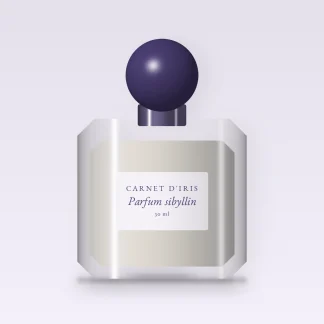Parfum sibyllin au benjoin – Carnet d'Iris, flacon 30 ml