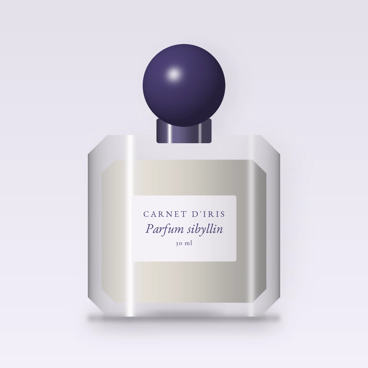 Parfum sibyllin au benjoin – Carnet d'Iris, flacon 30 ml
