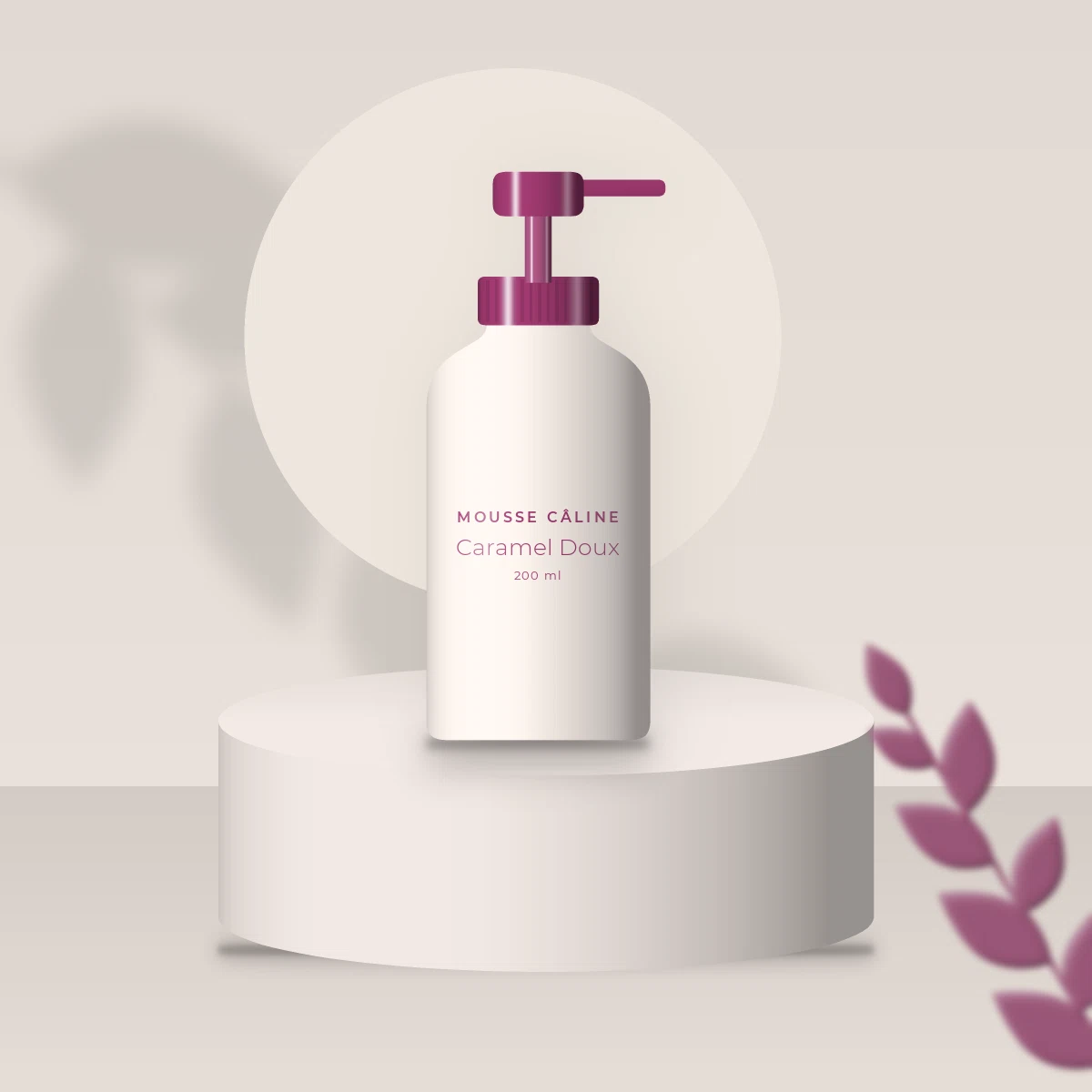 Lait corps Caramel Doux réconfortant – Mousse Câline, photo d'ambiance