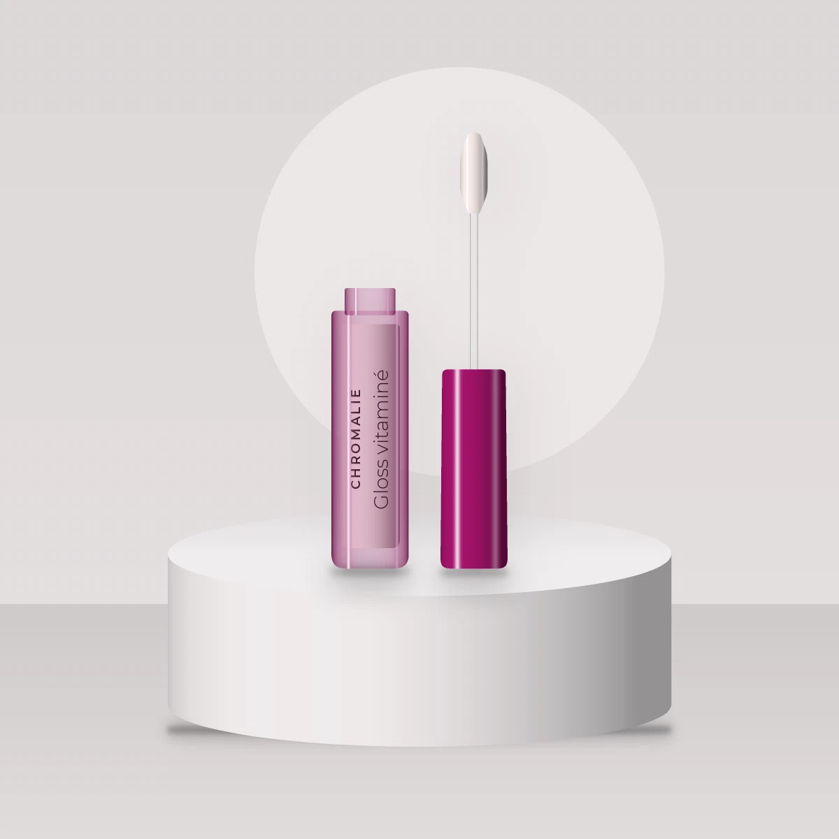 Gloss vitaminé au beurre de murumuru – Chromalie, photo d'ambiance