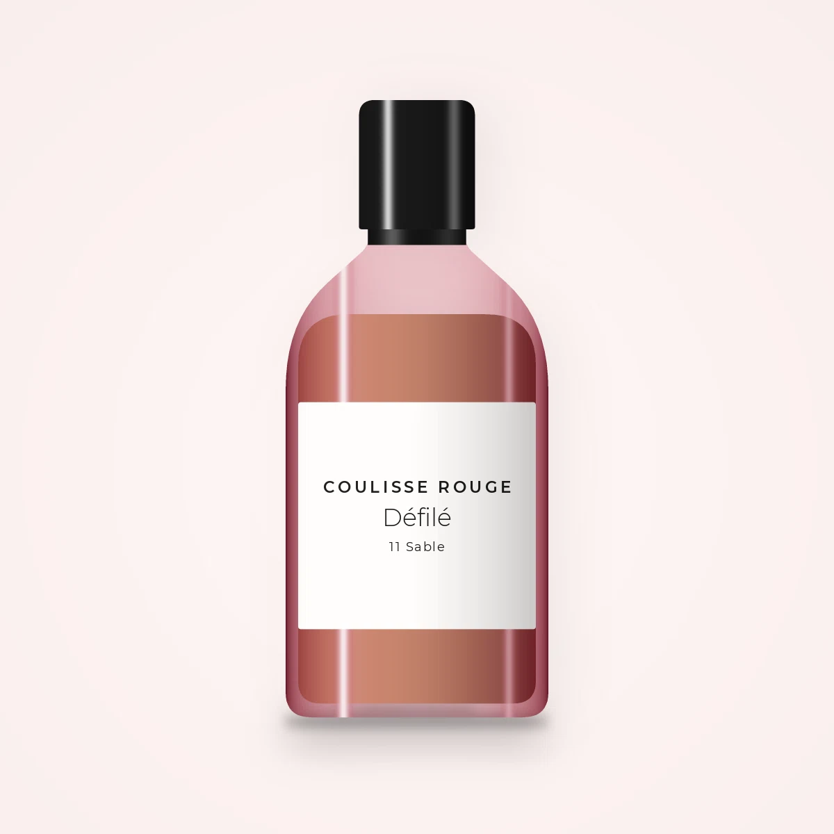 Fond de teint effet naturel Défilé – Coulisse Rouge, flacon 35 ml, teinte 11 Sable