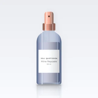 Lotion tonique Mine Reposée à l'extrait de thé vert – Joli Quotidien, flacon spray 100 ml