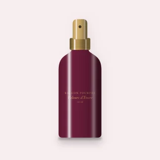 Brume Velours d'Encre à la fleur de tiaré – Balcon Pourpre, flacon spray 150 ml