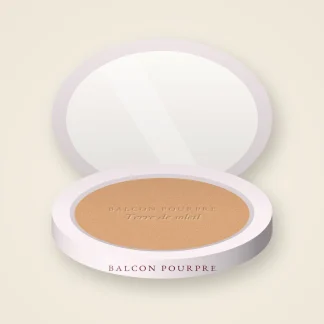 Terre de soleil effet seconde peau à la poudre de perle – Balcon Pourpre, boîtier 15 g, teinte 01 Hâle léger