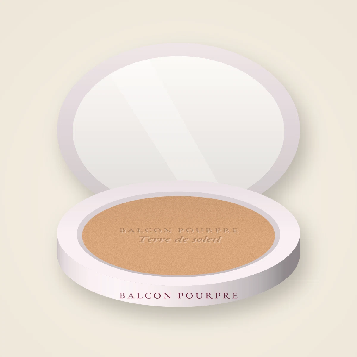Terre de soleil effet seconde peau à la poudre de perle – Balcon Pourpre, boîtier 15 g, teinte 01 Hâle léger