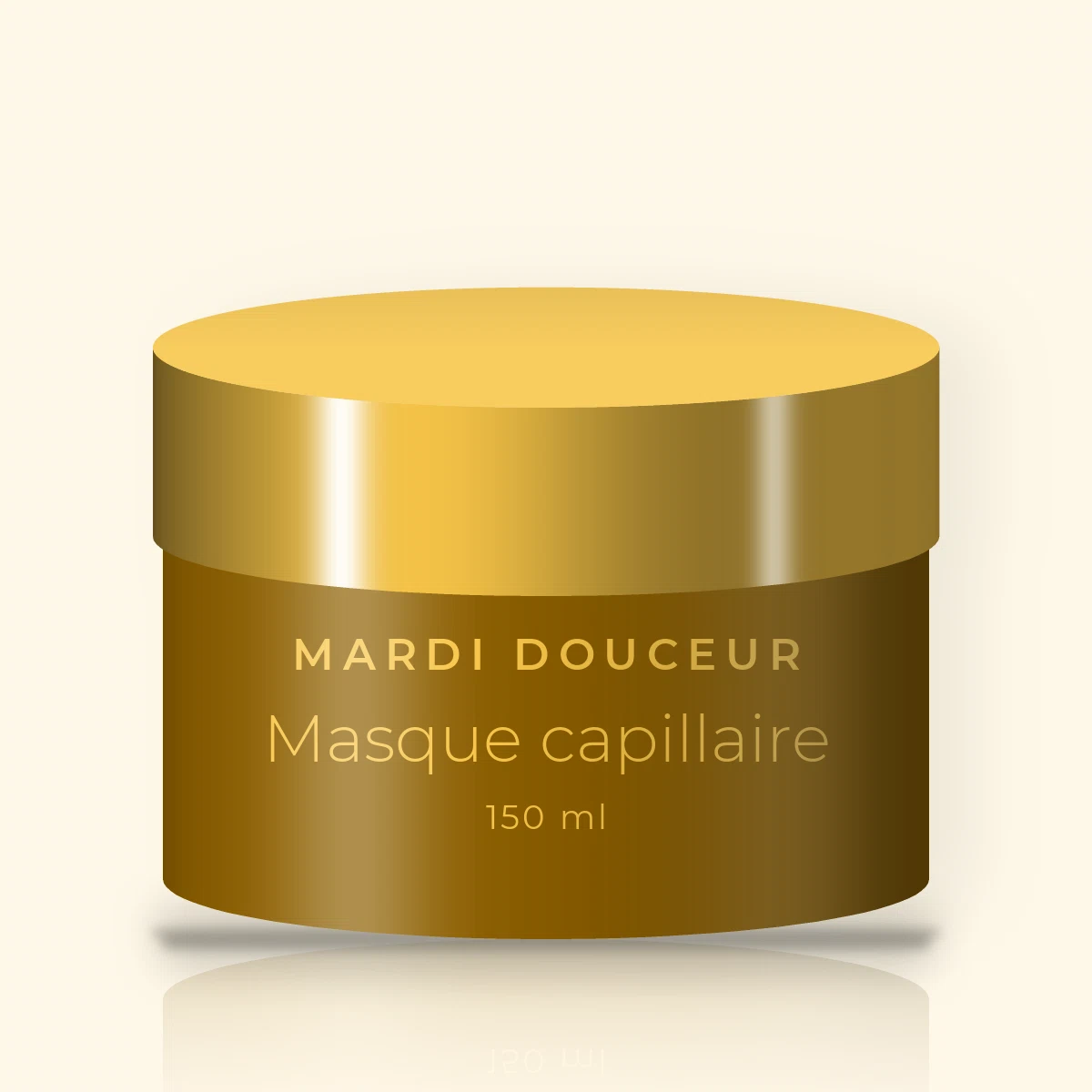 Masque capillaire hydratation intense à l'huile de camélia – Mardi Douceur, pot 150 ml
