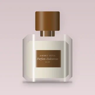 Parfum chaleureux à la coriandre pour homme – Ambre Sépia, flacon 100 ml