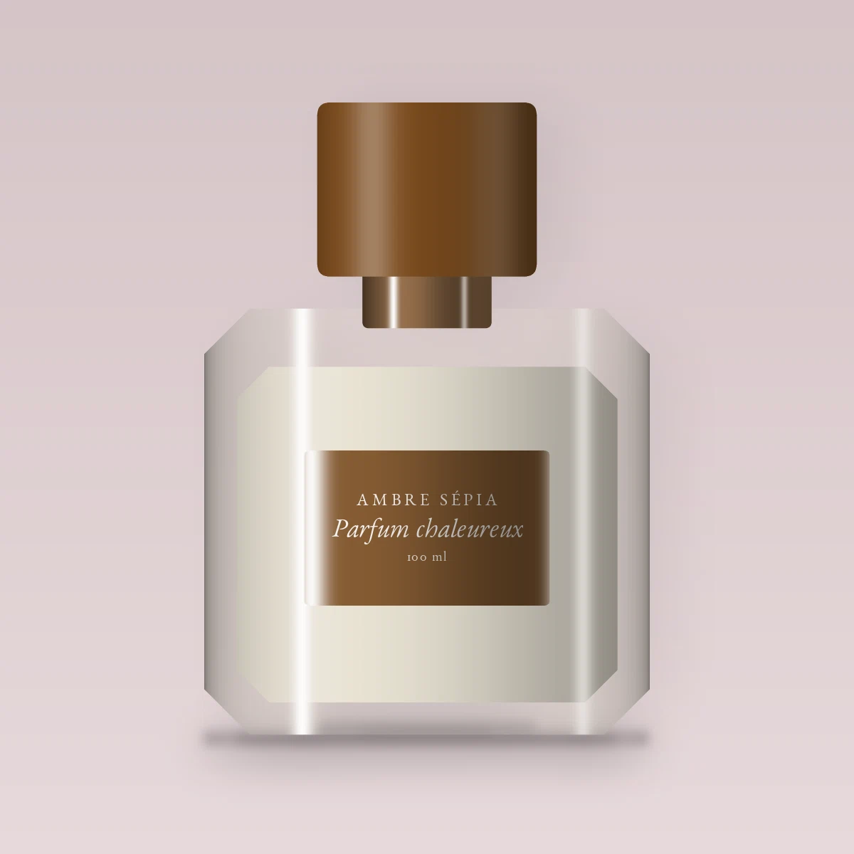 Parfum chaleureux à la coriandre pour homme – Ambre Sépia, flacon 100 ml
