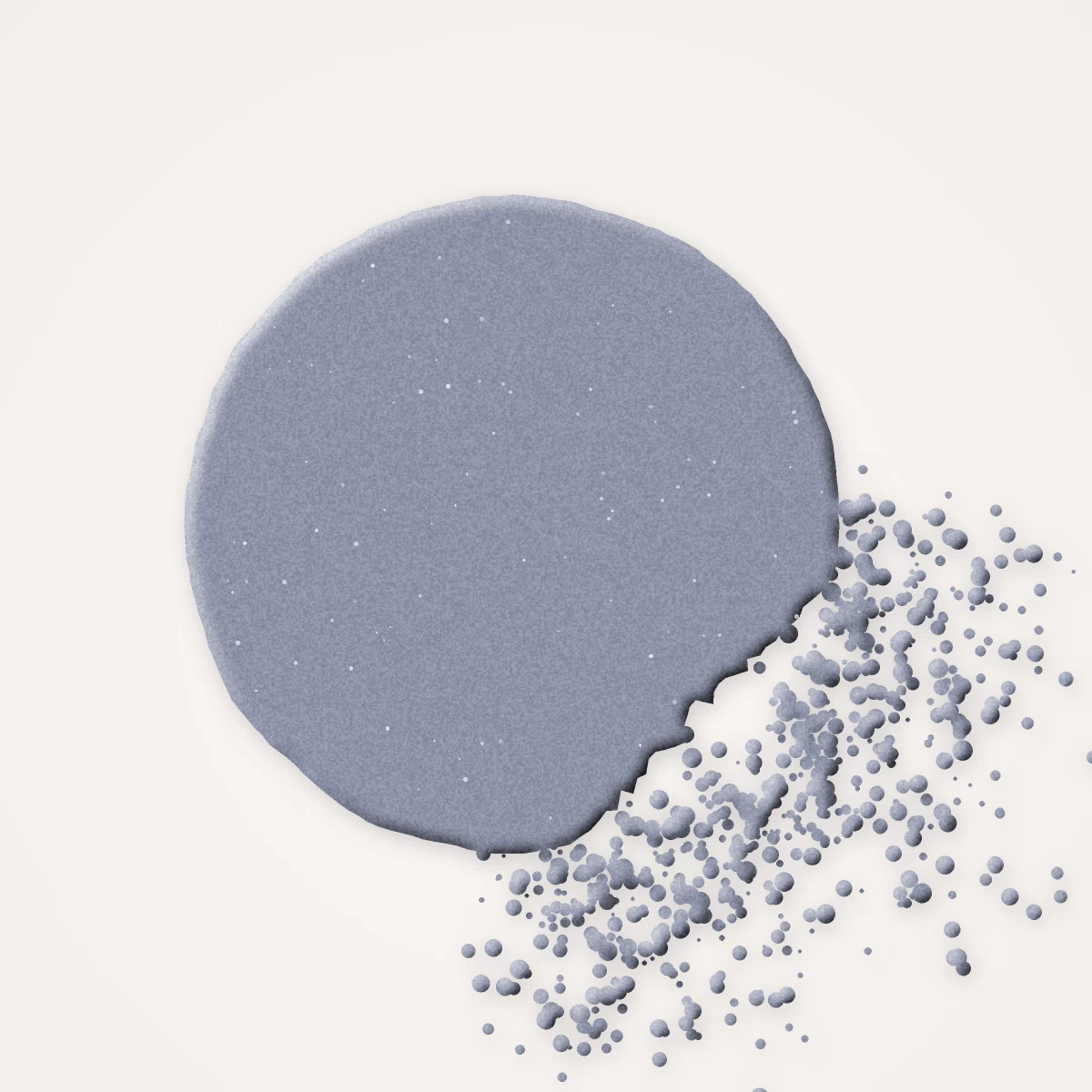 Palette yeux Quai Doré au squalane – Rive Opaline, aperçu de la teinte Tons froids