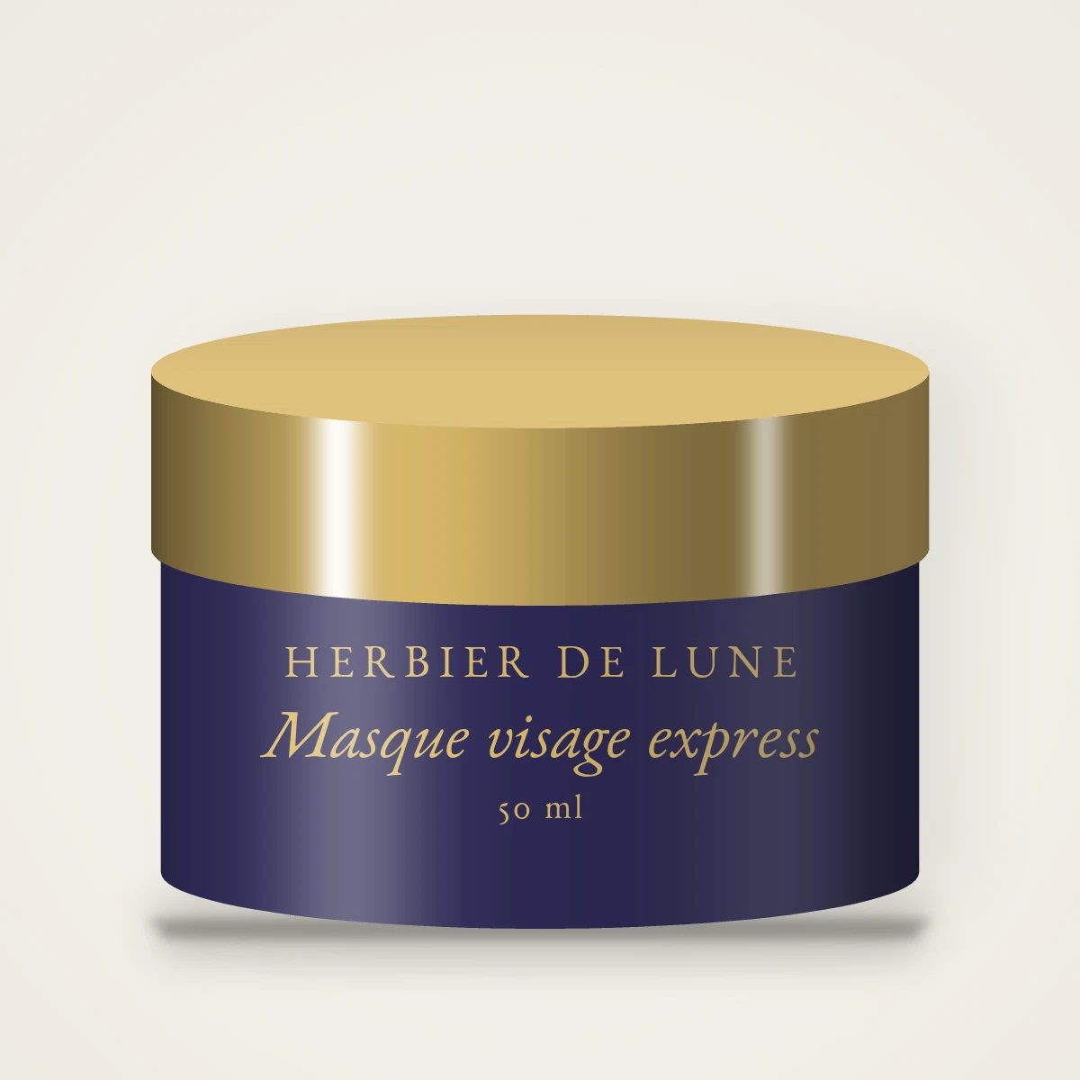 Masque visage express à l'extrait de papaye – Herbier de Lune, pot 50 ml