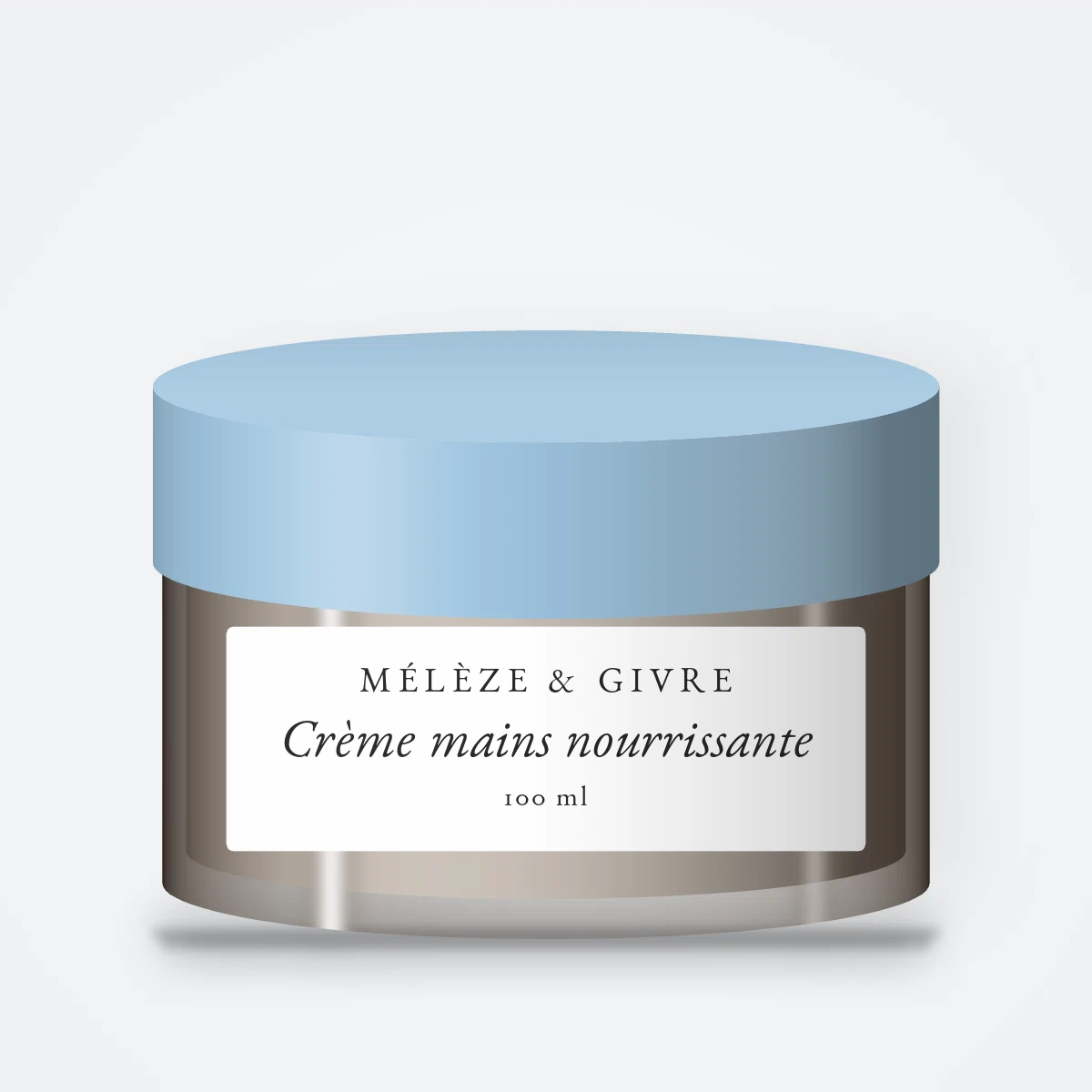 Crème mains nourrissante au beurre de murumuru – Mélèze & Givre, pot 100 ml
