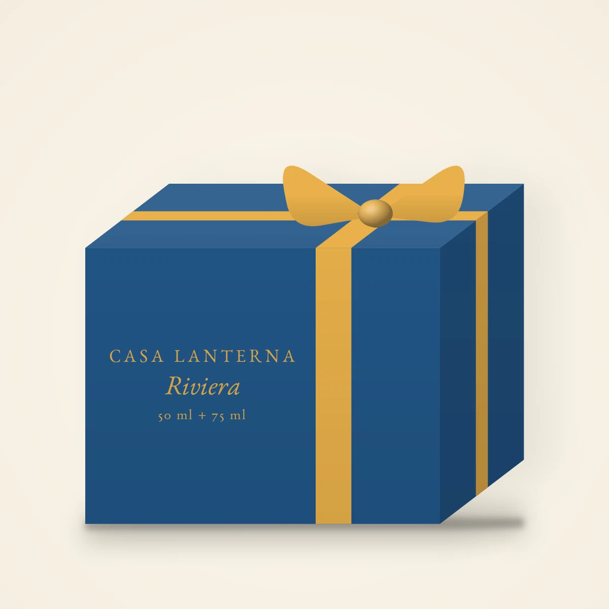 Coffret Riviera lumineux au patchouli – Casa Lanterna, 50 ml + 75 ml