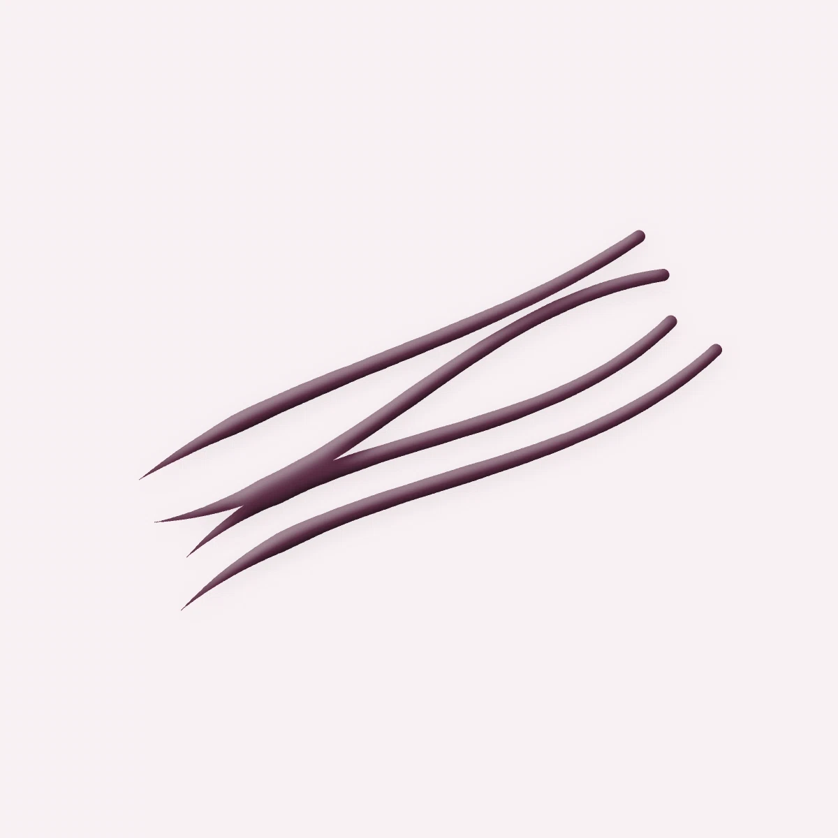 Eyeliner Velours d'Encre à l'amande douce – Balcon Pourpre, aperçu de la teinte Prune
