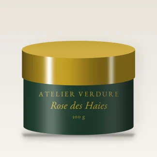 Gommage corps Rose des Haies nourrissant au sucre – Atelier Verdure, pot 300 g