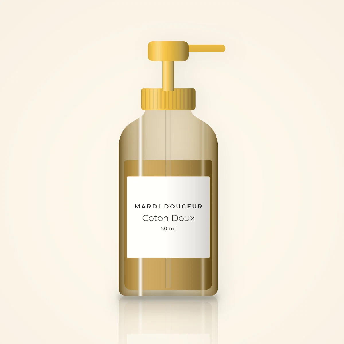 Huile capillaire de soin Coton Doux – Mardi Douceur, flacon-pompe 50 ml