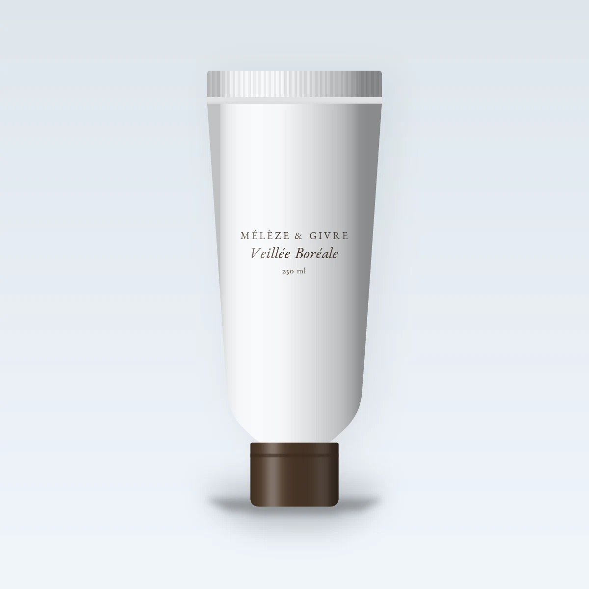 Crème coiffante Veillée Boréale à l'huile d'argan – Mélèze & Givre, tube 250 ml
