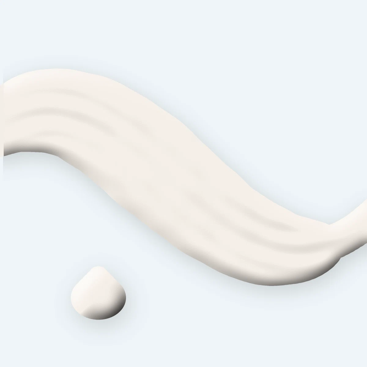 Crème coiffante Veillée Boréale à l'huile d'argan – Mélèze & Givre, aperçu de la texture
