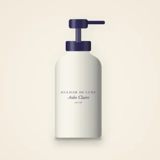 Soin sans rinçage Aube Claire au beurre de karité – Herbier de Lune, flacon-pompe 200 ml