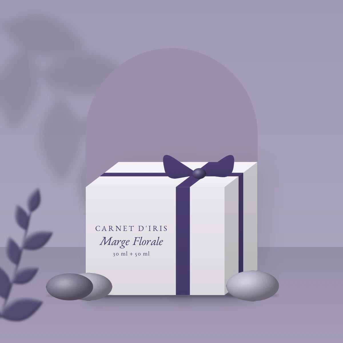 Coffret parfum Marge Florale insouciant – Carnet d'Iris, photo d'ambiance
