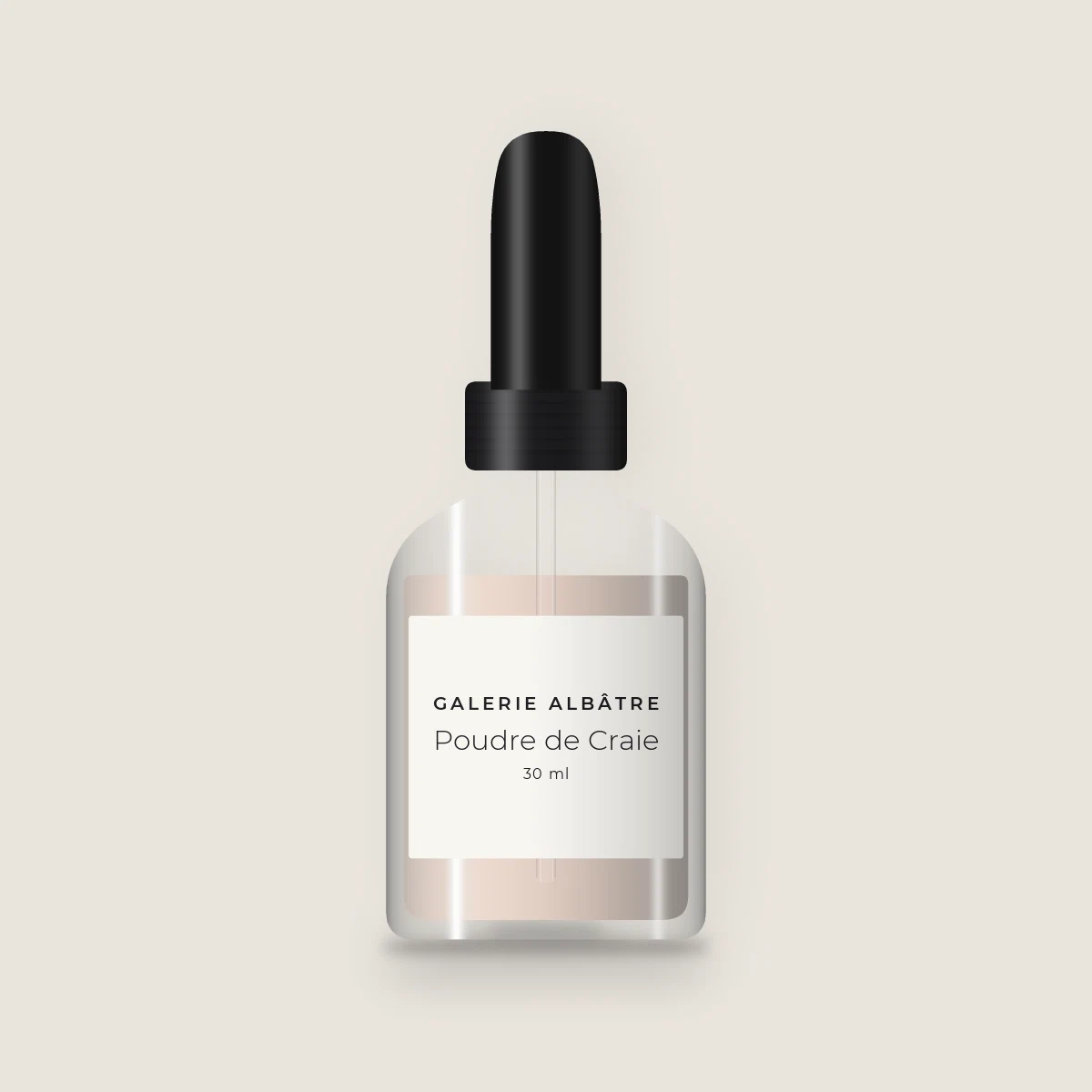Sérum apaisant Poudre de Craie – Galerie Albâtre, flacon compte-gouttes 30 ml