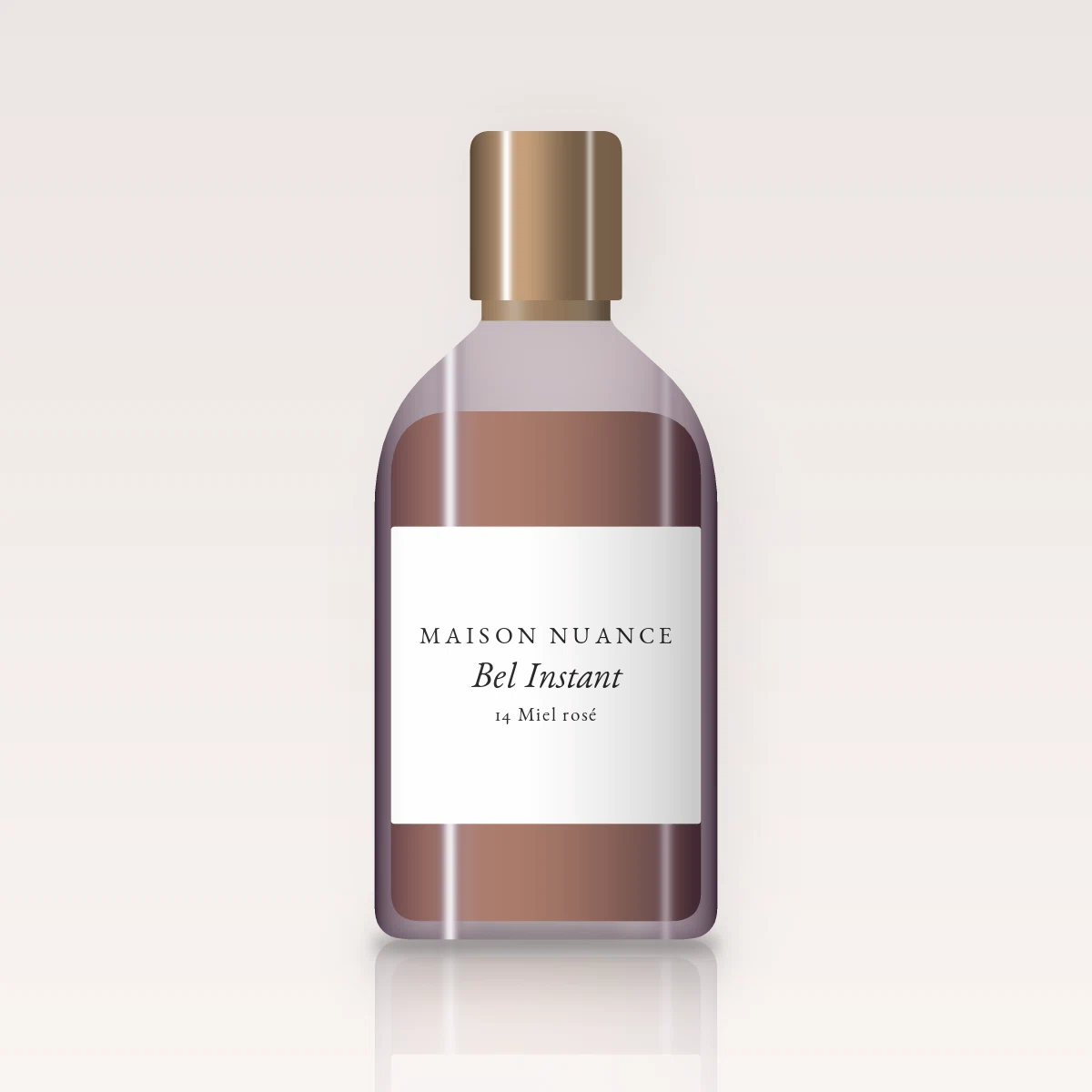 Fond de teint Bel Instant à l'allantoïne – Maison Nuance, flacon 30 ml, teinte 14 Miel rosé