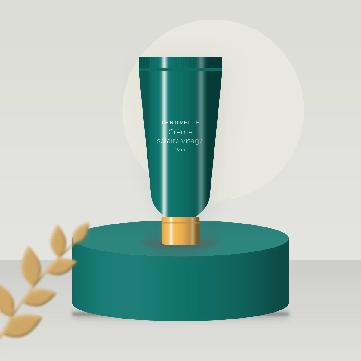 Crème solaire visage anti-taches au bisabolol SPF 30 – Tendrelle, photo d'ambiance