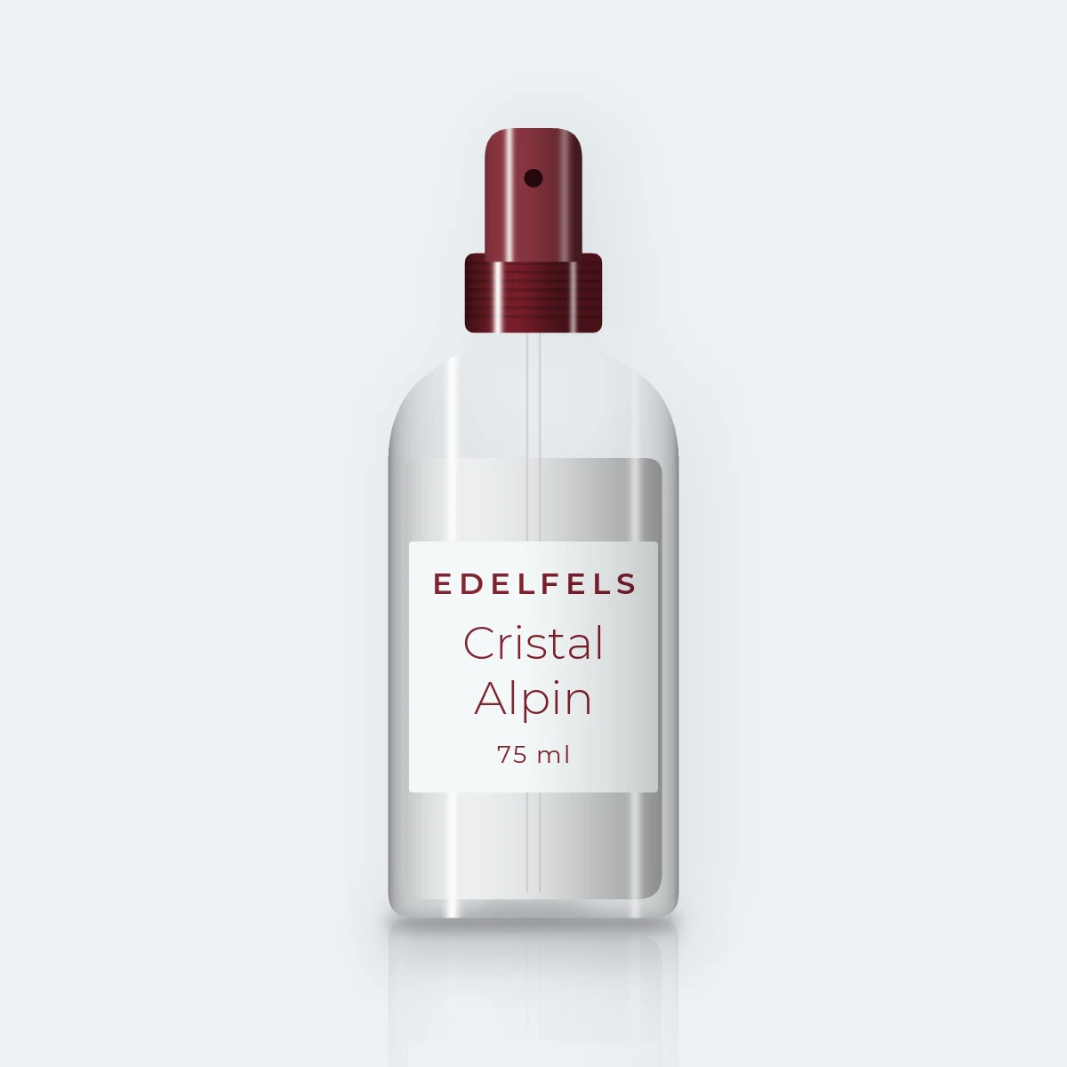 Déodorant Cristal Alpin peaux sensibles – Edelfels, flacon spray 75 ml