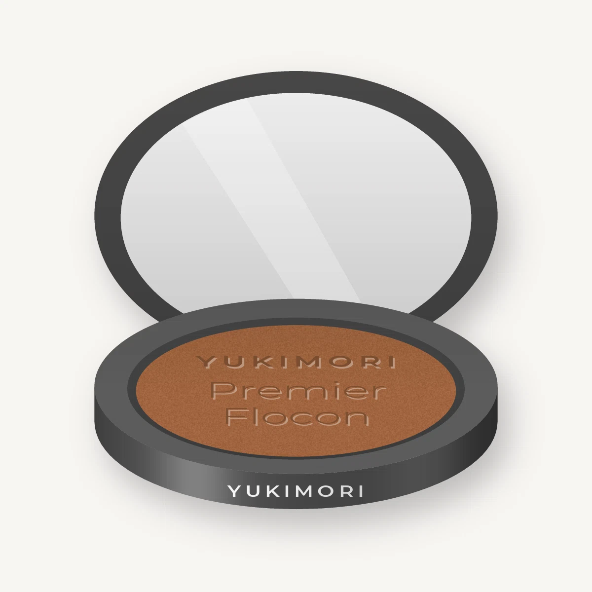 Terre de soleil Premier Flocon à l'huile d'argan – Yukimori, boîtier 10 g, teinte 07 Cannelle