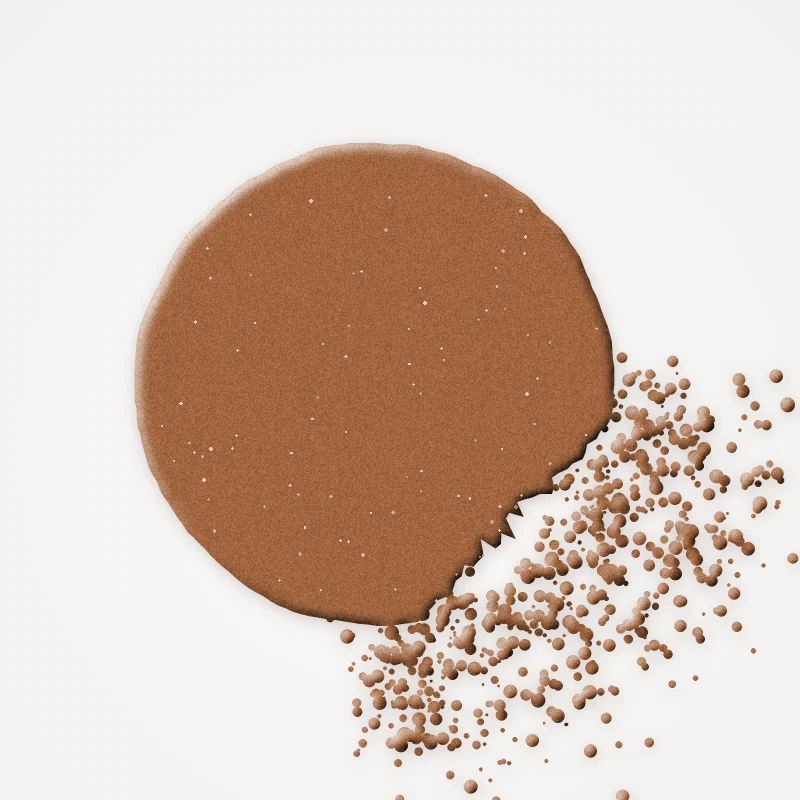 Terre de soleil Premier Flocon à l'huile d'argan – Yukimori, aperçu de la teinte 07 Cannelle